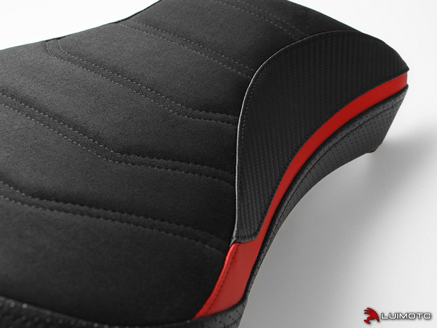 LUIMOTO (R-CAFE) Rider Seat Cover for the Triumph Street Triple 765 / S / R / RS