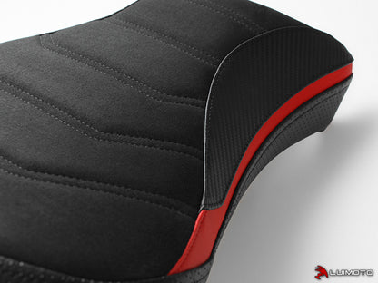 LUIMOTO (R-CAFE) Rider Seat Cover for the Triumph Street Triple 765 / S / R / RS