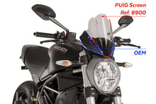 PUIG New Generation Sport Windscreen for Ducati Monster 797 / 821 / 1200 / S / R