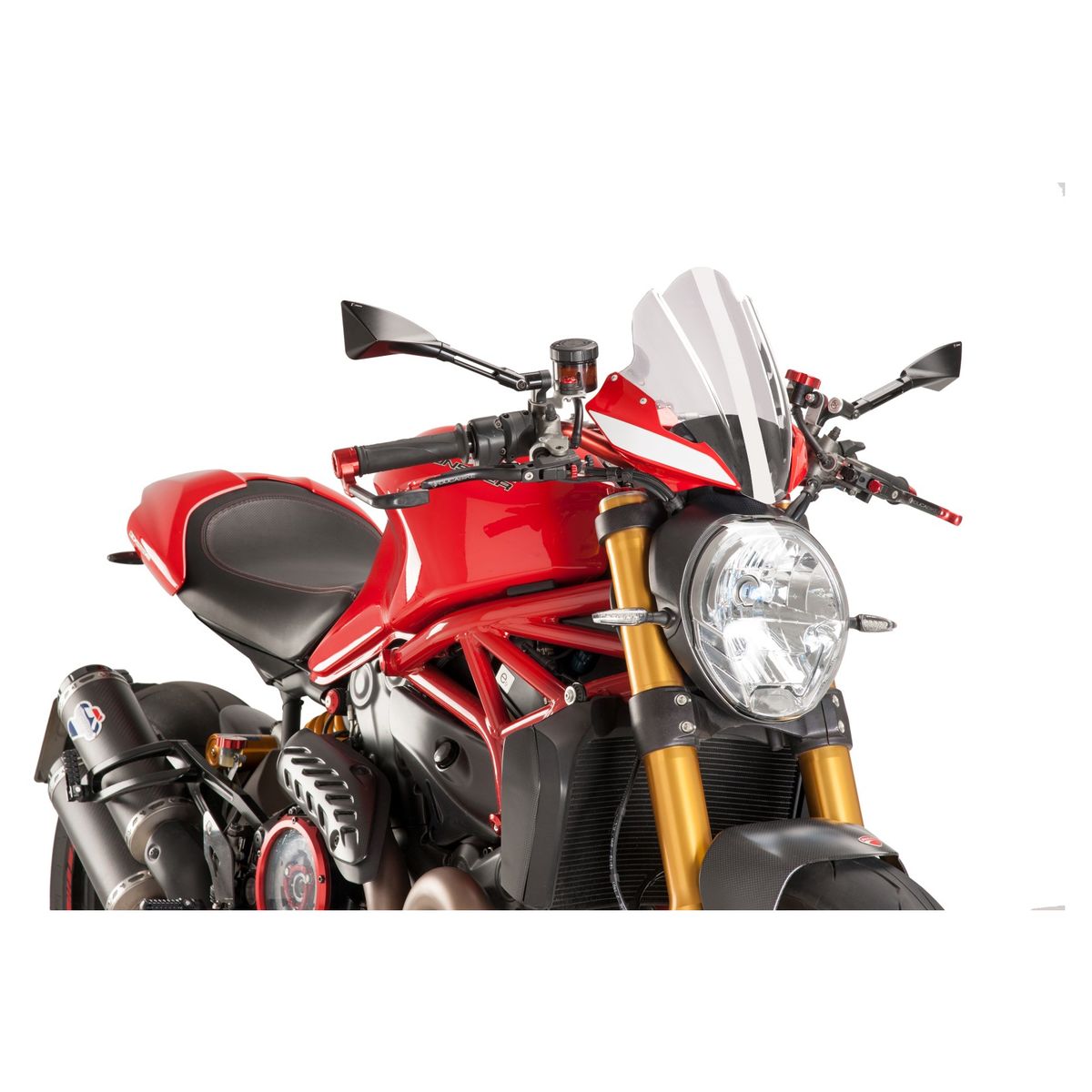 PUIG New Generation Sport Windscreen for Ducati Monster 797 / 821 / 1200 / S / R