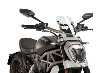 PUIG New Generation Adjustable Sport Windscreen for Ducati XDiavel