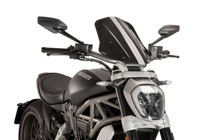 PUIG New Generation Adjustable Touring Windscreen for Ducati XDiavel