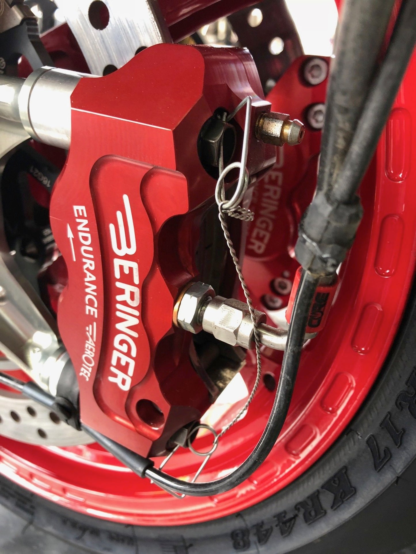 Beringer Aerotec 108mm 4 Titanium piston Endurance Radial Caliper