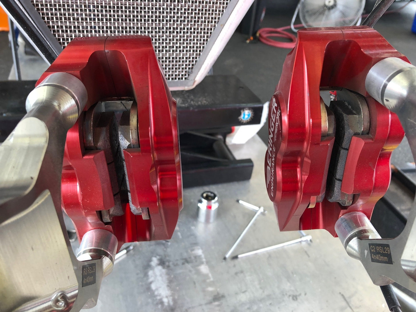 Beringer Aerotec 108mm 4 Titanium piston Endurance Radial Caliper