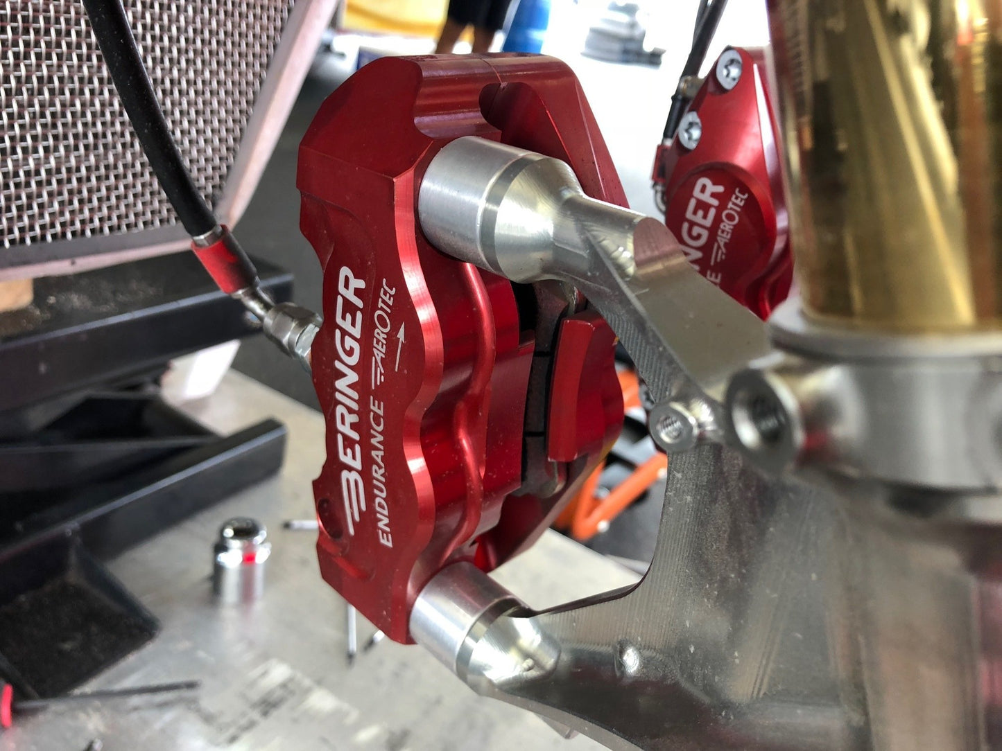 Beringer Aerotec 108mm 4 Titanium piston Endurance Radial Caliper