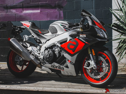 LUIMOTO TANK LEAF Tank Pads for the Aprilia RSV4 (09+) and Tuono V4 (11+)