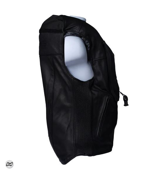 Helite Custom Leather Airbag Vest