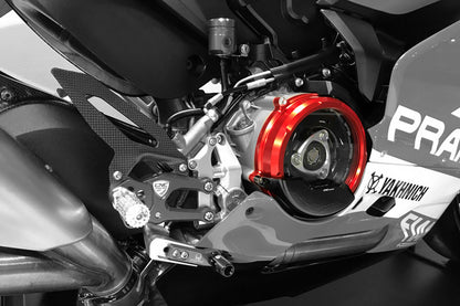 CNC Racing Clear Wet Clutch Cover for the Ducati Panigale / Streetfighter V2