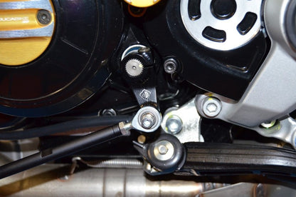 DBK Special Parts (Ducabike) Rearward Rearset Mount kit the Ducati XDiavel