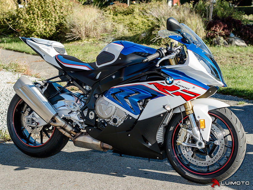 LUIMOTO TANK LEAF Tank Pads for the BMW S1000RR, HP4, & S1000R