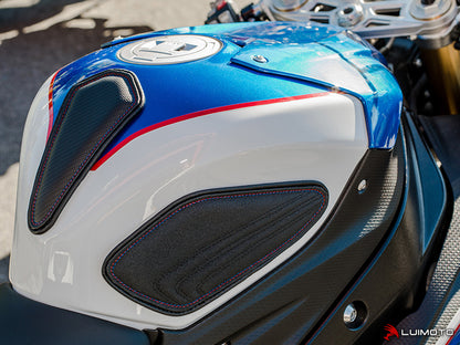 LUIMOTO TANK LEAF Tank Pads for the BMW S1000RR, HP4, & S1000R