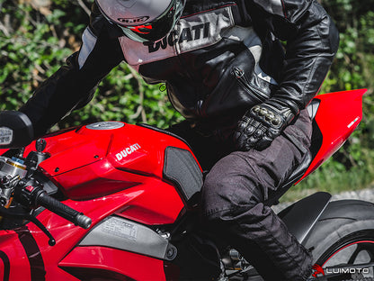 LUIMOTO TANK LEAF Tank Pads for the Ducati Panigale / Streetfighter V4 / S / R / Speciale