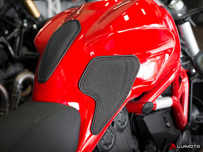 LUIMOTO TANK LEAF Tank Pads for the Ducati Monster 1200 / 821 / 797