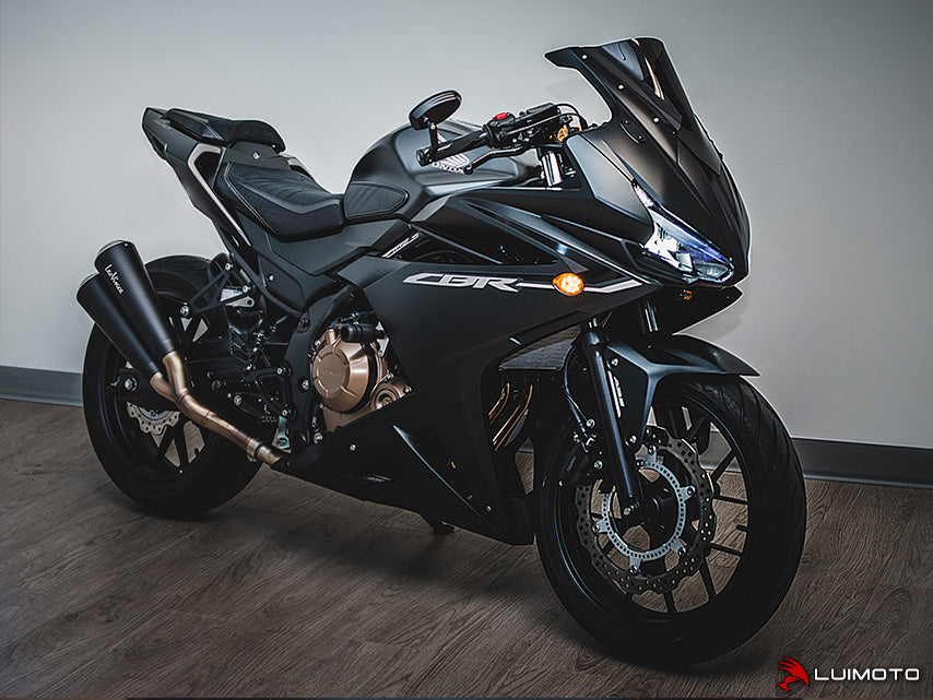 LUIMOTO TANK LEAF Tank Pads for the Honda CBR400R, CBR500R & CB500F (2016+)