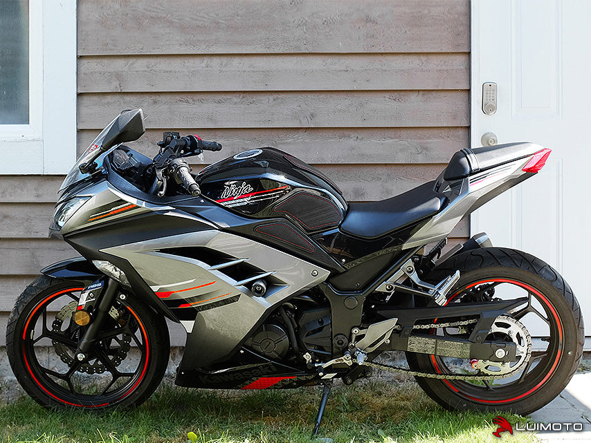 LUIMOTO TANK LEAF Tank Pads for the Kawasaki Ninja 300 (2013-2017)