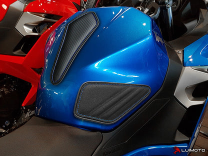 LUIMOTO TANK LEAF Tank Pads for the Kawasaki Ninja 250 / 400 (2018+) and Z250 / Z400 (2019+)