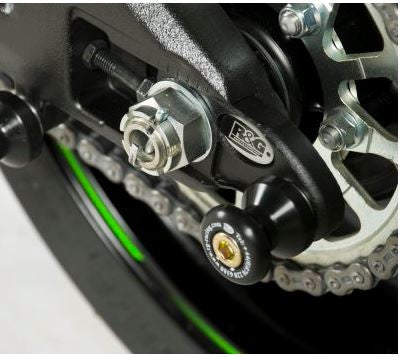 R&G Racing Cotton Reel swingarm spools for Kawasaki ZX10R '11-'15 OFFSET