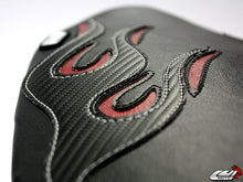 LUIMOTO (Flame Edition) Passenger Seat Cover for the KAWASAKI ZX-10R (06-07)