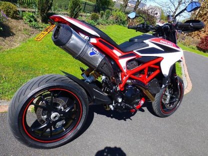 Termignoni High Mount Slip-on for Ducati Hypermotard 821/939 / SP (Formally Ducati Perfomance part number 96480041A)