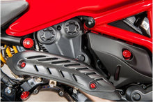 CNC Racing Carbon Fiber Exhaust Heat Shield for Ducati Monster 821 and 1200