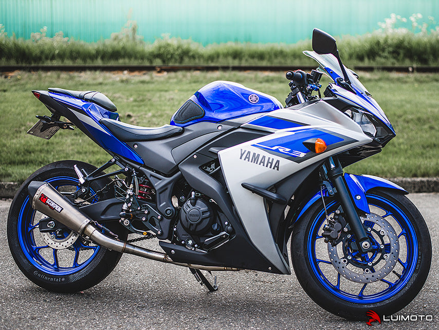 LUIMOTO TANK LEAF Tank Pads for the Yamaha YZF-R3 & YZF-R25 (2015-2018)