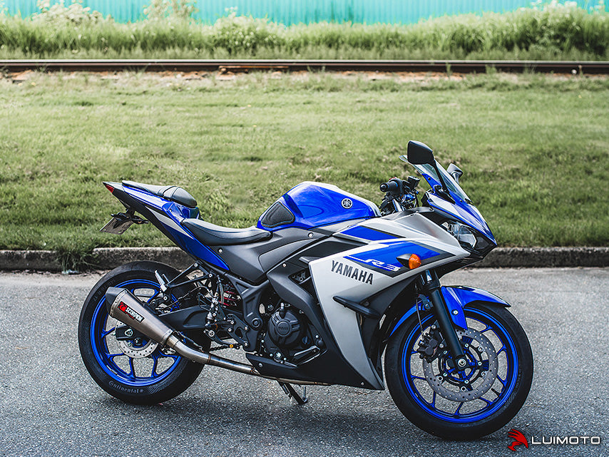 LUIMOTO TANK LEAF Tank Pads for the Yamaha YZF-R3 & YZF-R25 (2015-2018)