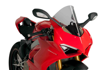 PUIG R-Racer Windscreen for Ducati Panigale V4 / S (18-19 ) and V2 (2020+)