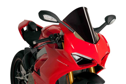 PUIG R-Racer Windscreen for Ducati Panigale V4 / S (18-19 ) and V2 (2020+)