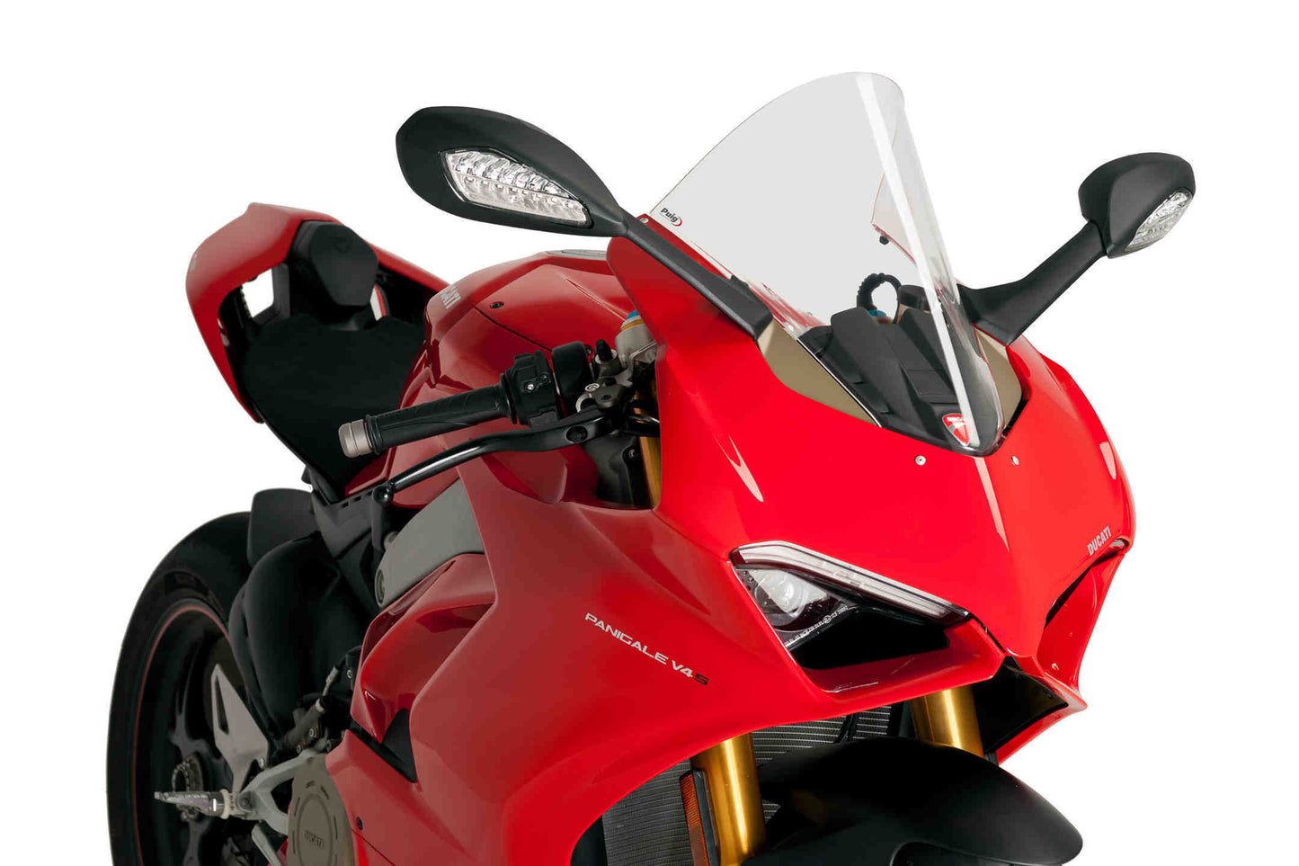PUIG R-Racer Windscreen for Ducati Panigale V4 / S (18-19 ) and V2 (2020+)