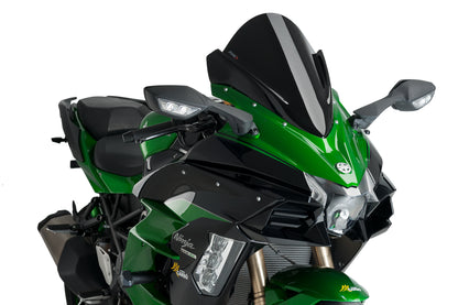 PUIG Z-Racing Windscreen for Kawasaki Ninja H2 SX / SE (18-22)