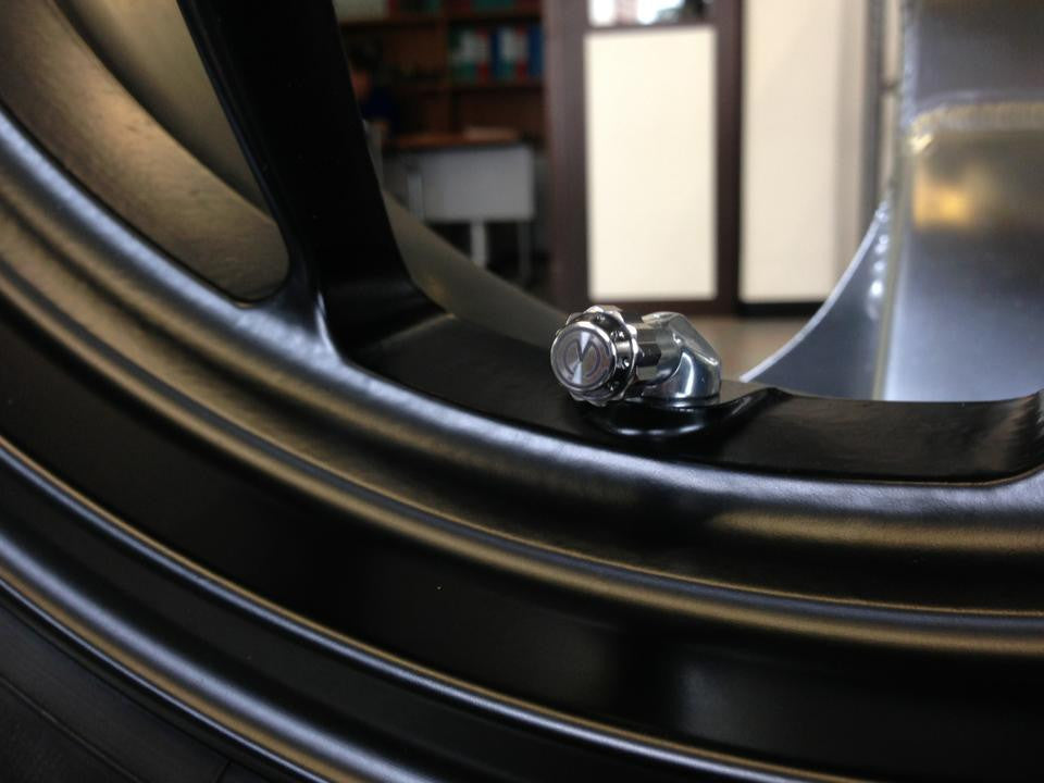 Motocorse Titanium Tire Valve Caps