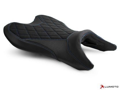 LUIMOTO Diamond Edition Rider Seat Covers for the YAMAHA FZ-07 (MT-07) (2018+)