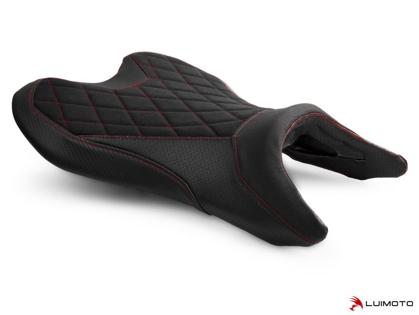 LUIMOTO Diamond Edition Rider Seat Covers for the YAMAHA FZ-07 (MT-07) (2018+)