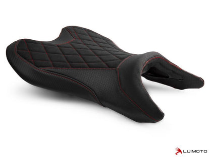 LUIMOTO Diamond Edition Rider Seat Covers for the YAMAHA FZ-07 (MT-07) (2018+)