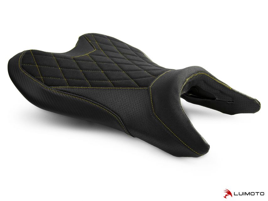 LUIMOTO Diamond Edition Rider Seat Covers for the YAMAHA FZ-07 (MT-07) (2018+)