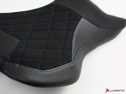 LUIMOTO Diamond Edition Rider Seat Covers for the YAMAHA FZ-07 (MT-07) (2018+)