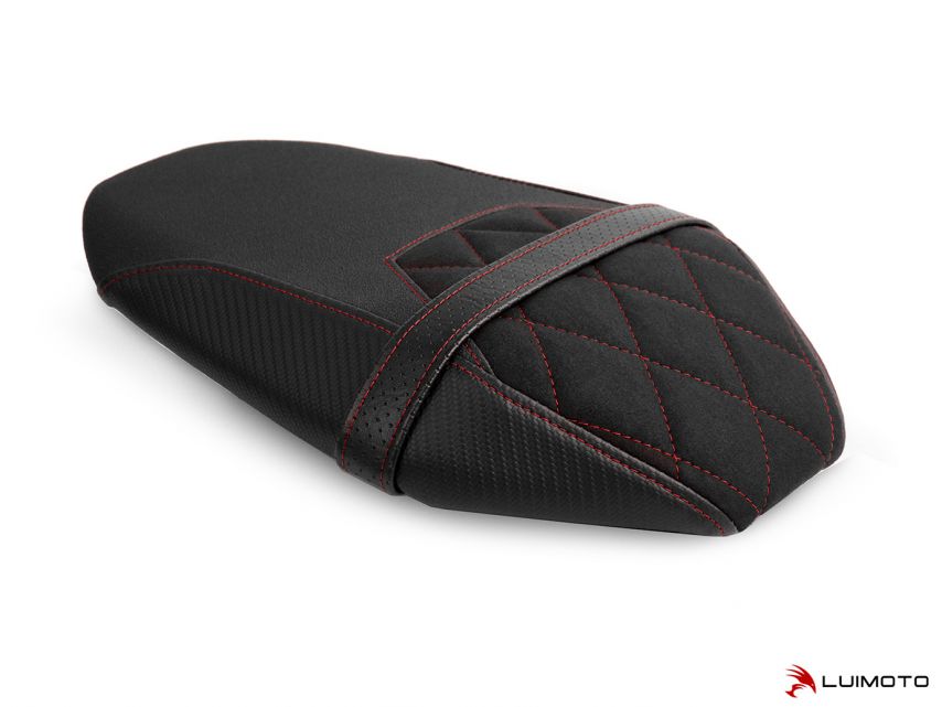 LUIMOTO Diamond Edition Passenger Seat Covers for the YAMAHA FZ-07 (MT-07) (2018+)