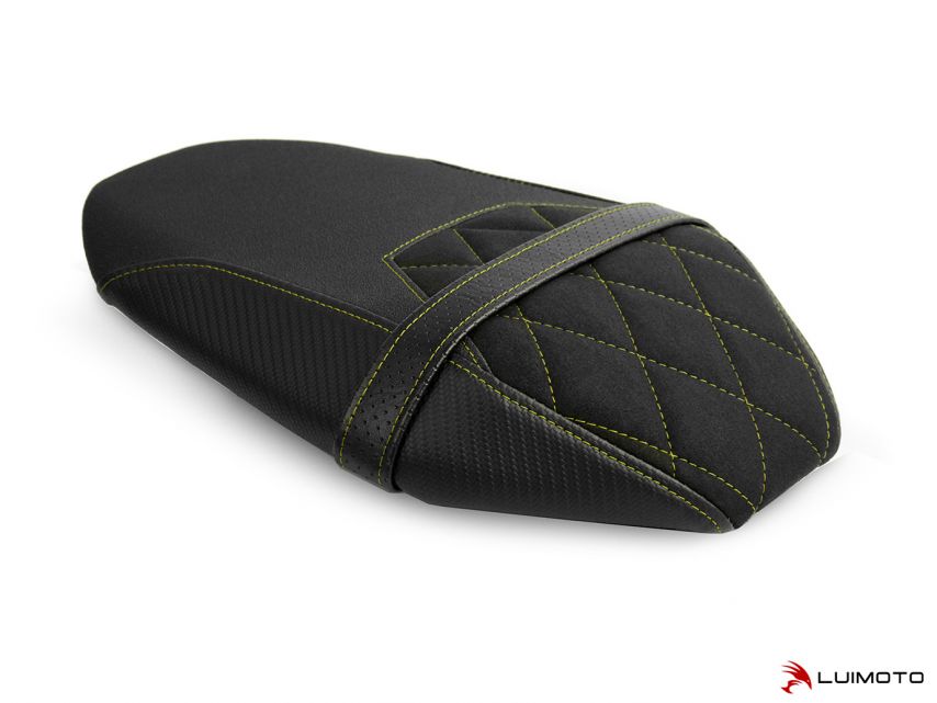 LUIMOTO Diamond Edition Passenger Seat Covers for the YAMAHA FZ-07 (MT-07) (2018+)