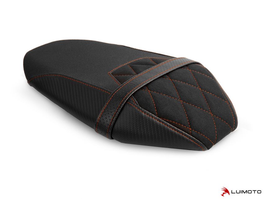 LUIMOTO Diamond Edition Passenger Seat Covers for the YAMAHA FZ-07 (MT-07) (2018+)