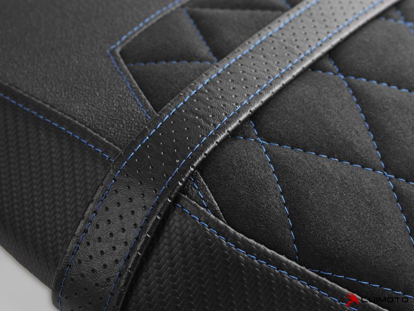 LUIMOTO Diamond Edition Passenger Seat Covers for the YAMAHA FZ-07 (MT-07) (2018+)