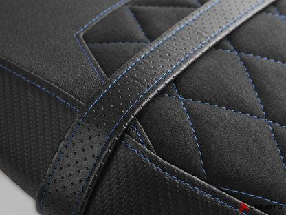 LUIMOTO Diamond Edition Passenger Seat Covers for the YAMAHA FZ-07 (MT-07) (2018+)