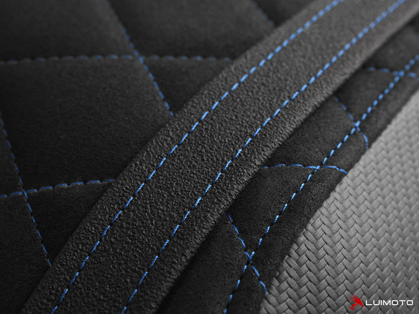 LUIMOTO Diamond Edition Motorcycle Passenger Seat Cover for YAMAHA YZF-R6 (08-16)
