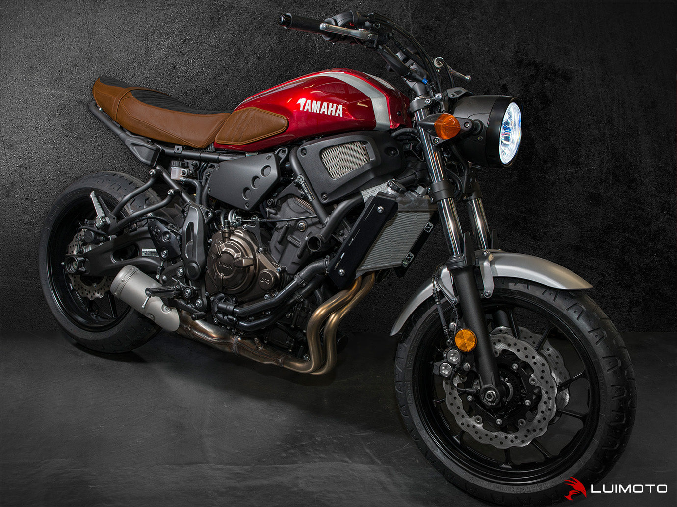 LUIMOTO TANK LEAF Tank Pads for the Yamaha XSR700
