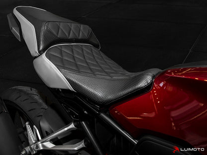 LUIMOTO Diamond Edition Motorcycle Passenger Seat Cover for Honda CB300R (2018+)