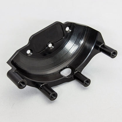 WOODCRAFT LHS Stator Cover Black Anodized for Ducati Panigale / Streetfighter V4 / S / R / Speciale