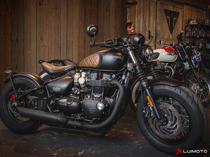 LUIMOTO TANK LEAF DIAMOND Tank Pads for the Triumph Bobber