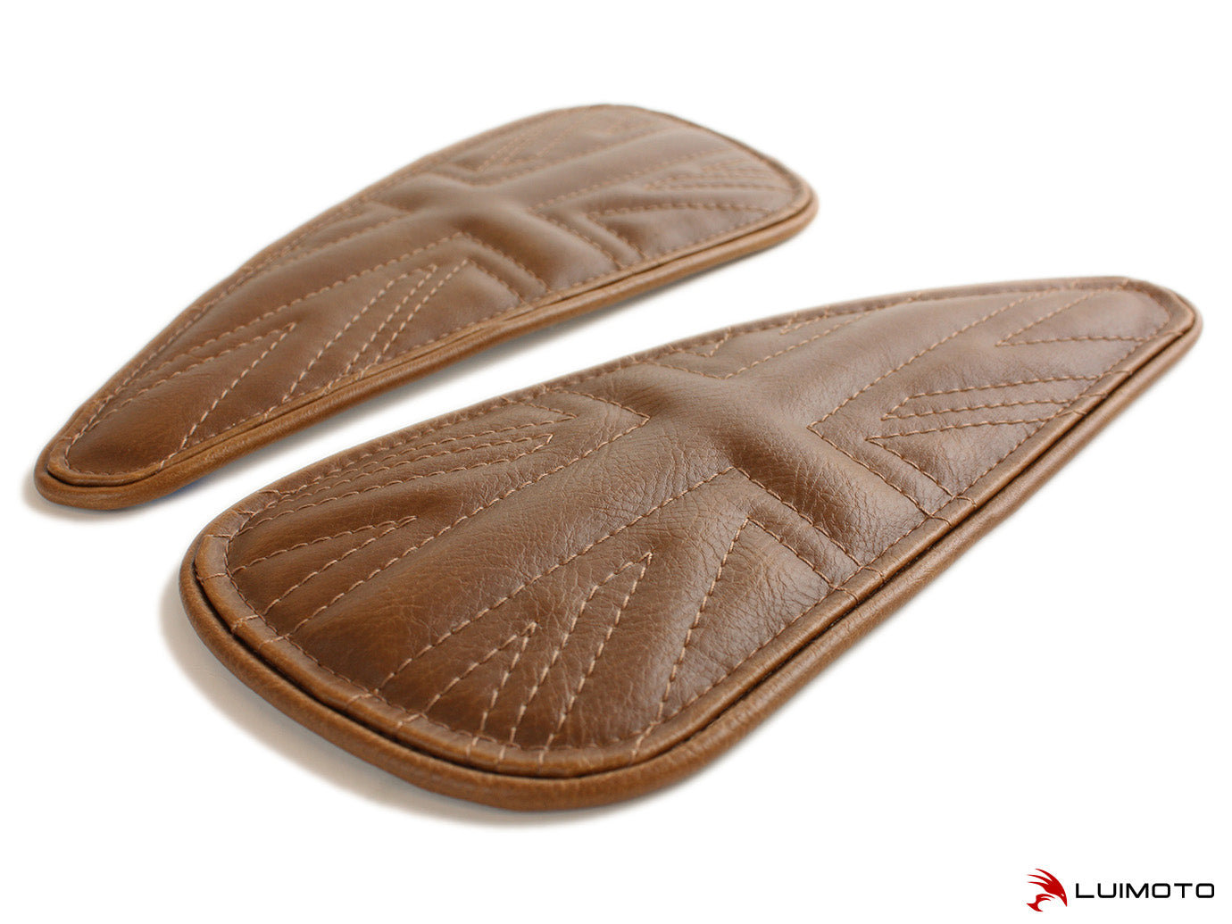 LUIMOTO TANK LEAF UNION JACK Tank Pads for the Triumph Bobber