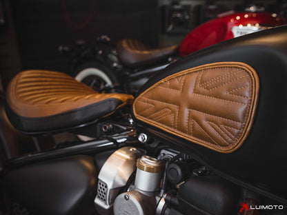 LUIMOTO TANK LEAF UNION JACK Tank Pads for the Triumph Bobber