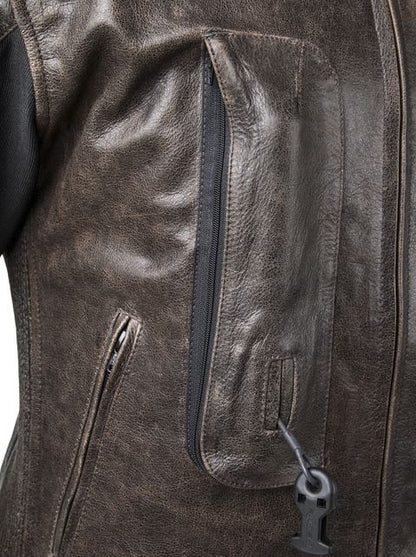 Helite Leather Airbag Jacket