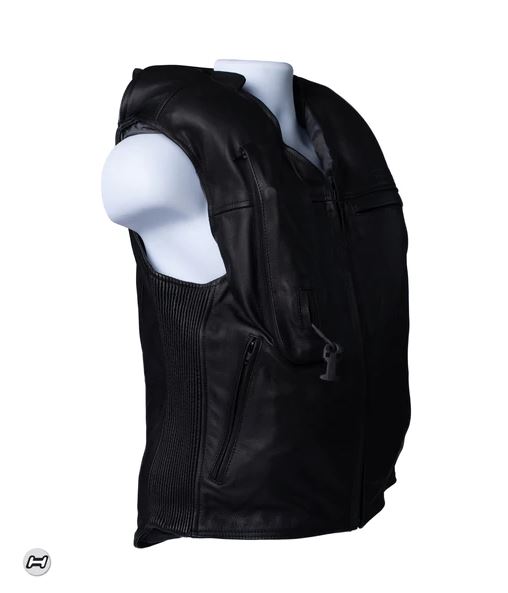 Helite Custom Leather Airbag Vest